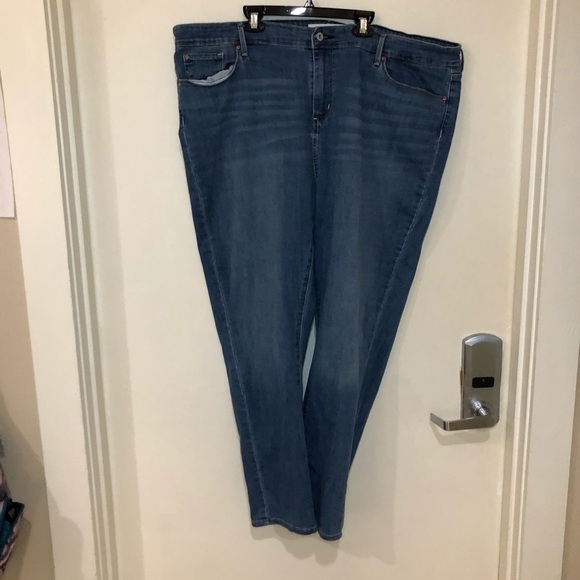 Signature by Levi’s Strauss Mid Rise Slim Blue Jeans Size 24M - Picture 1 of 9